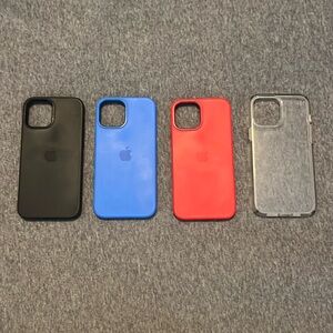4 pack of phone cases, 3 apple cases and 1 spec phone case
